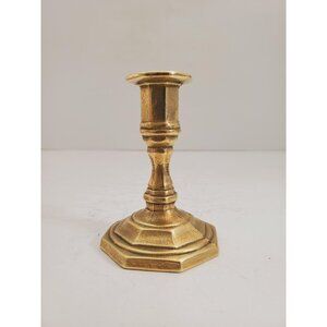 brass candlestick holder - vintage brass - candlestick - vintage home decor -